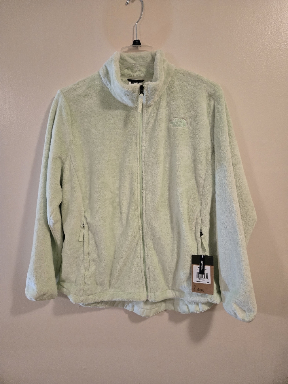 Brand new!! NWT The North Face soft plush mint Osito style warm jacket size 2X